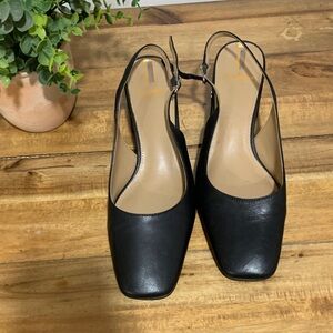 Sam Edelman Black Slingback Heels